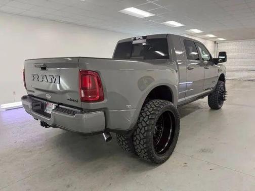 Ceramic Gray Clearcoat 2026 RAM 3500 Laramie Mega Cab 4x4 6'4' Box