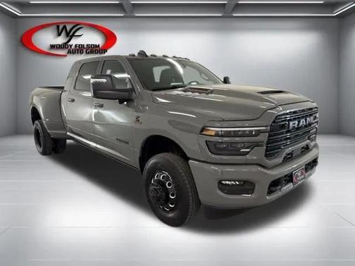 Ceramic Gray Clearcoat 2026 RAM 3500 Laramie Mega Cab 4x4 6'4' Box