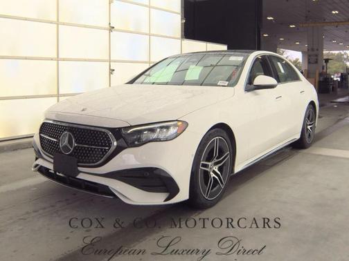 Polar White 2025 Mercedes-Benz E-Class E 350 AMG Sport (MSRP $67,710)