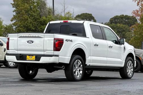 Star White Metallic Tri-Coat 2026 Ford F-150 Platinum