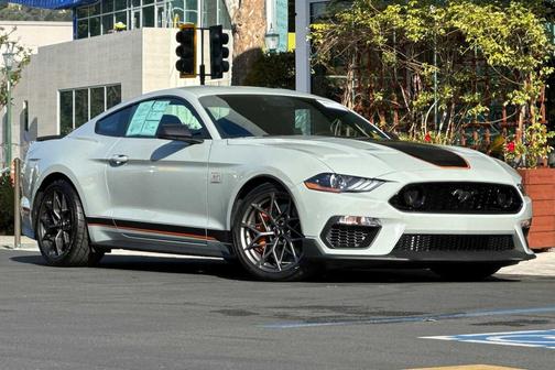 Fighter Jet Gray 2021 Ford Mustang Mach 1 Fastback