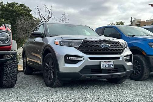 Iconic Silver Metallic 2022 Ford Explorer XLT