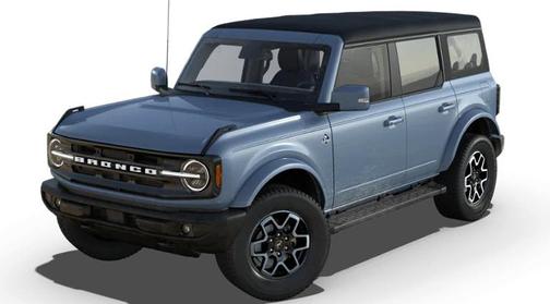 Azure Gray Metallic Tri-Coat 2025 Ford Bronco Outer Banks SUV