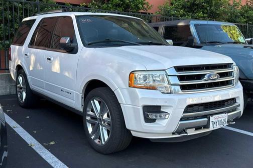White Platinum Clearcoat Metallic 2015 Ford Expedition Platinum