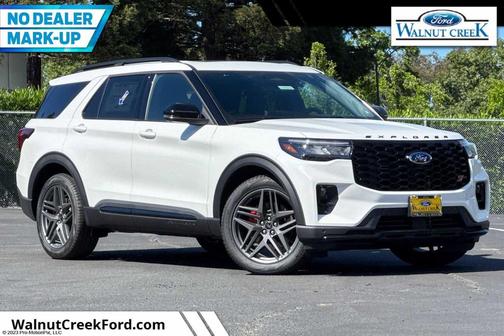 Star White Metallic Tri-Coat 2026 Ford Explorer ST