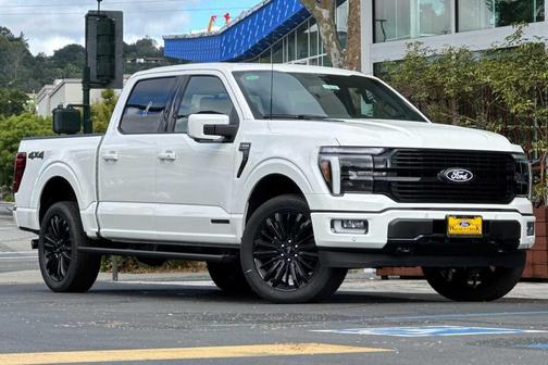 Star White Metallic Tri-Coat 2026 Ford F-150 Platinum