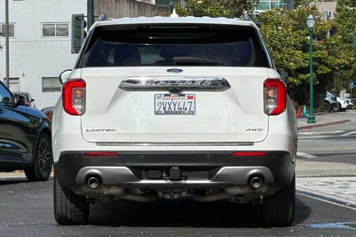 Star White Metallic Tri-Coat 2021 Ford Explorer Limited