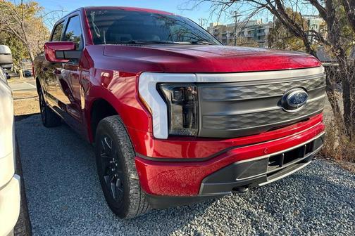 Red Metallic 2023 Ford F-150 Lightning LARIAT