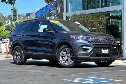 Stone Blue Metallic 2023 Ford Explorer XLT