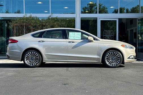 White Gold 2017 Ford Fusion Titanium