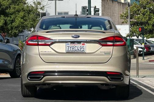 White Gold 2017 Ford Fusion Titanium