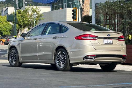 White Gold 2017 Ford Fusion Titanium