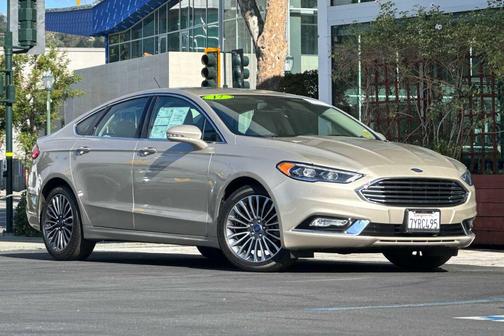 White Gold 2017 Ford Fusion Titanium