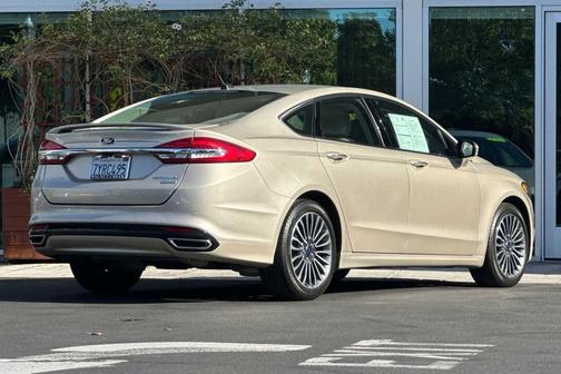 White Gold 2017 Ford Fusion Titanium