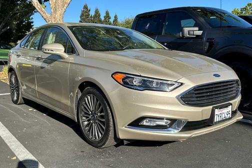 White Gold 2017 Ford Fusion Titanium