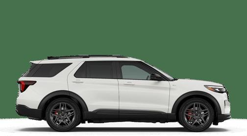 Star White Metallic Tri-Coat 2026 Ford Explorer ST-Line