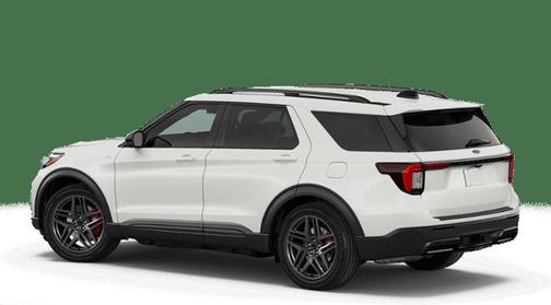 Star White Metallic Tri-Coat 2026 Ford Explorer ST-Line