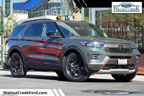 Forged Green Metallic 2023 Ford Explorer Timberline