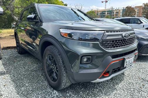 Forged Green Metallic 2023 Ford Explorer Timberline