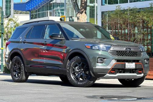 Forged Green Metallic 2023 Ford Explorer Timberline