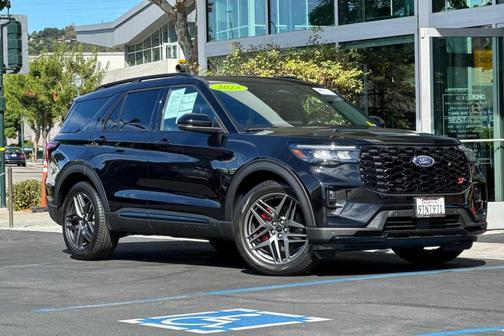 Agate Black Metallic 2025 Ford Explorer ST