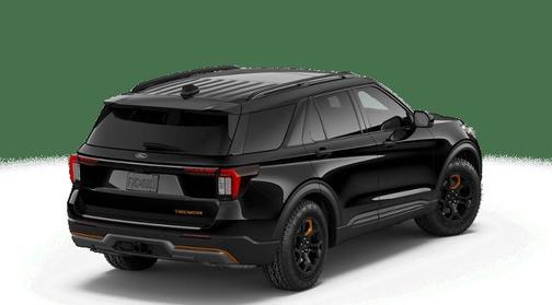 Agate Black Metallic 2026 Ford Explorer Tremor