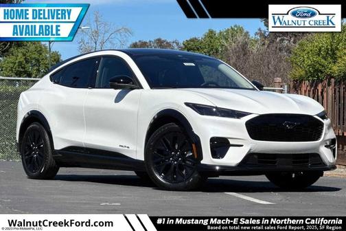 Star White Metallic Tri-Coat 2026 Ford Mustang Mach-E Premium