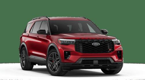 Rapid Red Metallic Tinted Clearcoat 2026 Ford Explorer ST