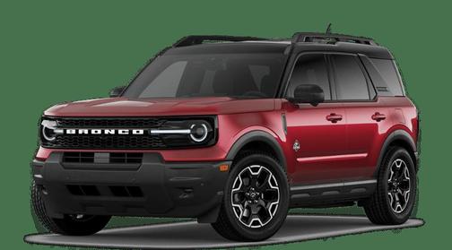 Ruby Red Metallic Tinted Clearcoat 2026 Ford Bronco Sport Outer Banks