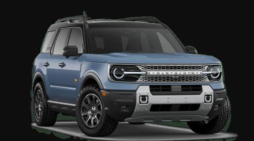 Azure Gray Metallic Tri-Coat 2026 Ford Bronco Sport Badlands