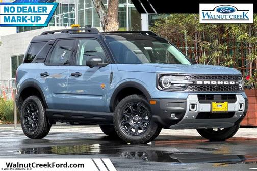 Azure Gray Metallic Tri-Coat 2026 Ford Bronco Sport Badlands