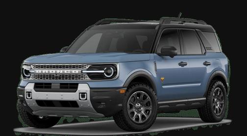 Azure Gray Metallic Tri-Coat 2026 Ford Bronco Sport Badlands