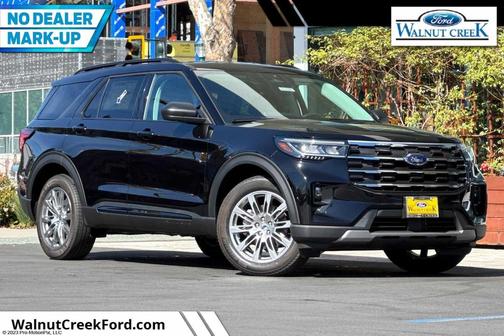 Agate Black Metallic 2026 Ford Explorer Active