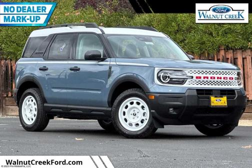 Azure Gray Metallic Tri-Coat 2026 Ford Bronco Sport Heritage