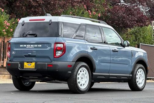 Azure Gray Metallic Tri-Coat 2026 Ford Bronco Sport Heritage