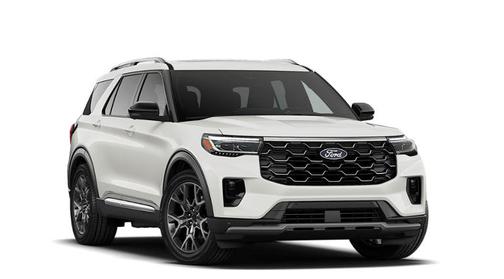 Star White Metallic Tri-Coat 2027 Ford Explorer Platinum