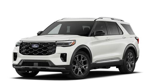 Star White Metallic Tri-Coat 2027 Ford Explorer Platinum