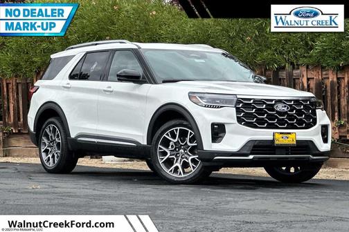 Star White Metallic Tri-Coat 2027 Ford Explorer Platinum