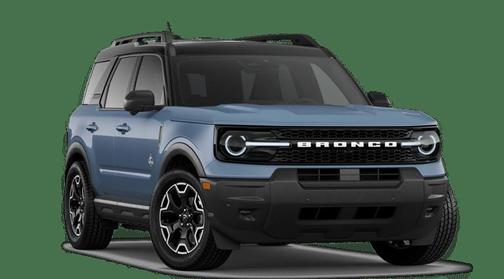 Azure Gray Metallic Tri-Coat 2026 Ford Bronco Sport Outer Banks