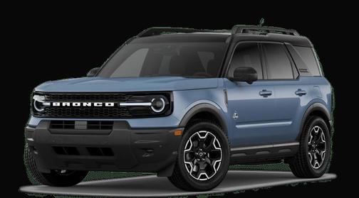 Azure Gray Metallic Tri-Coat 2026 Ford Bronco Sport Outer Banks