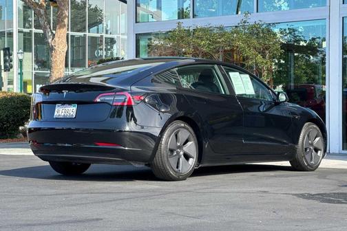 Solid Black 2021 Tesla Model 3 Standard Range Plus