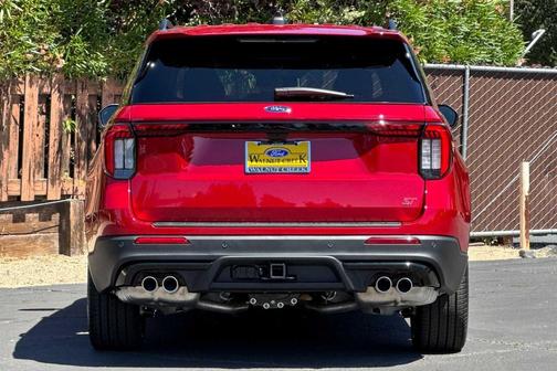 Rapid Red Metallic Tinted Clearcoat 2026 Ford Explorer ST