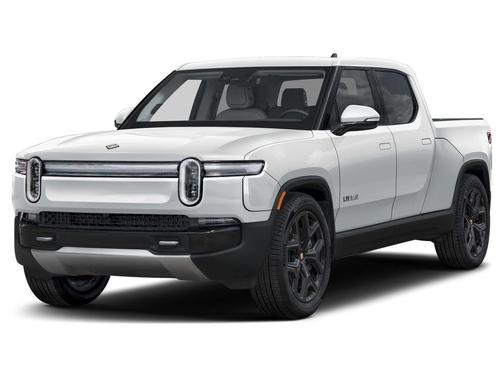 Glacier White 2026 Rivian R1T Dual Motor Max Pack 4D Crew Cab