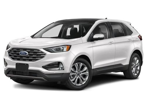 Star White Metallic Tri-Coat 2023 Ford Edge Titanium