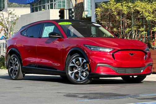 Rapid Red Metallic Tinted Clearcoat 2022 Ford Mustang Mach-E Premium
