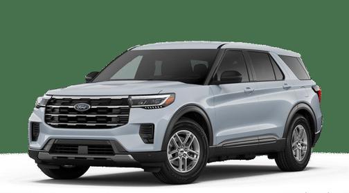 Space White Metallic 2026 Ford Explorer Active