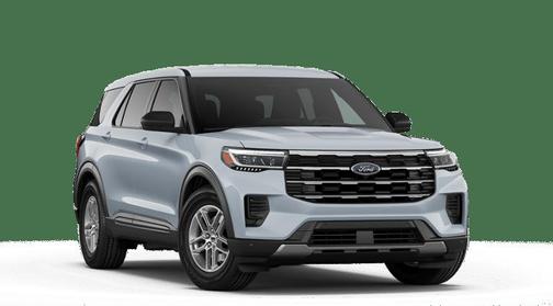 Space White Metallic 2026 Ford Explorer Active
