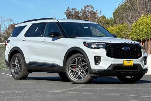 Space White Metallic 2026 Ford Explorer ST