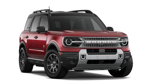 Ruby Red Metallic Tinted Clearcoat 2026 Ford Bronco Sport Badlands