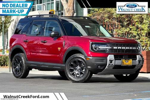 Ruby Red Metallic Tinted Clearcoat 2026 Ford Bronco Sport Badlands